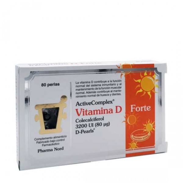 Activecomplex Vitamina D Forte 80 Perlas